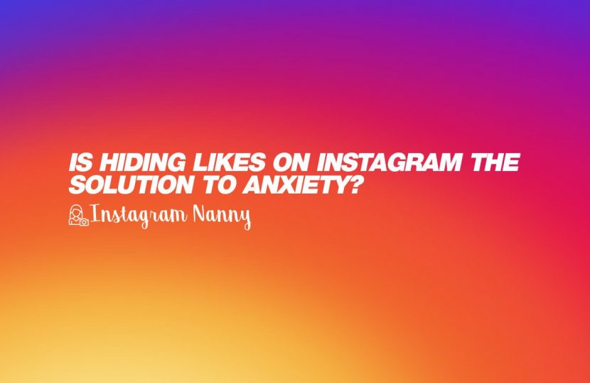 Is hiding likes on Instagram the solution to anxiety?